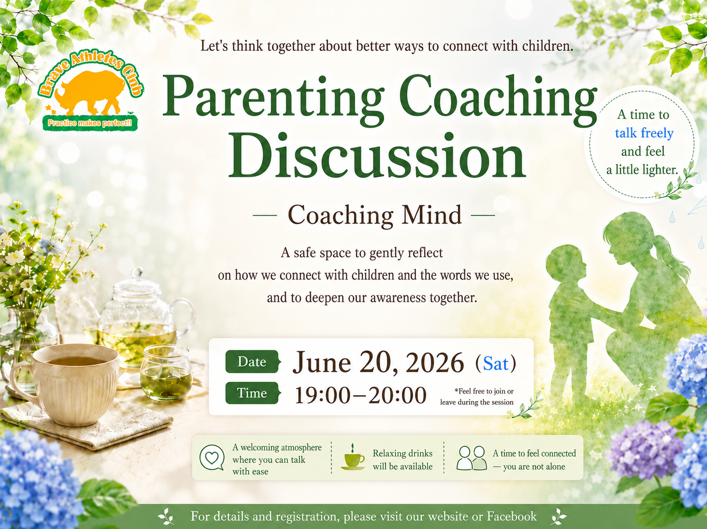 Parenting Coaching Discussion flyer